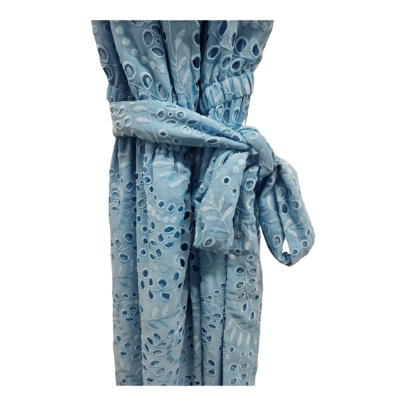 NWT Lilly Pulitzer Geri Off the Shoulder Seabreeze Blue Dress SZ M - Picture 16 of 16